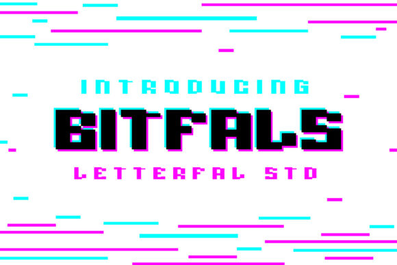 Bitfals: A Bold Pixel Display Font for Modern Projects