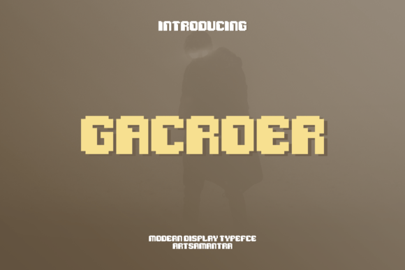Gacroer: A Modern Pixel Font with Old-School Soul