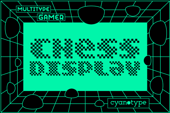 Gamer Chess: A Pixelated Typeface for Bold Branding