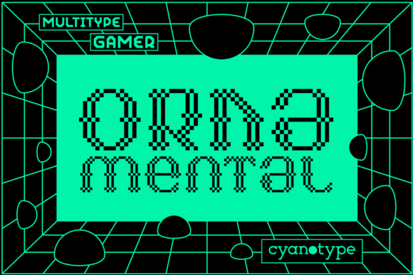 Gamer Ornamental: The Pixelated Display Font for Bold Projects