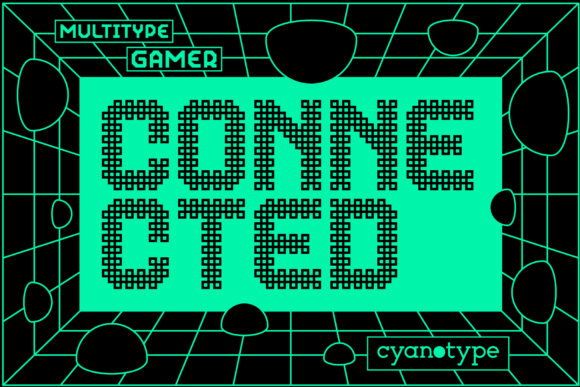 Level Up Your Designs: The Gamer Connected Pixel Font