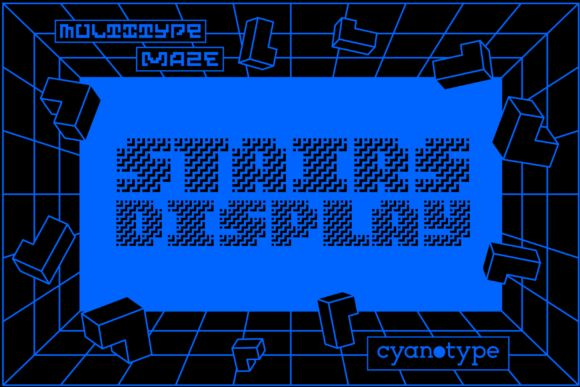 MultiType Maze Stairs Display: A Pixelated Revolution