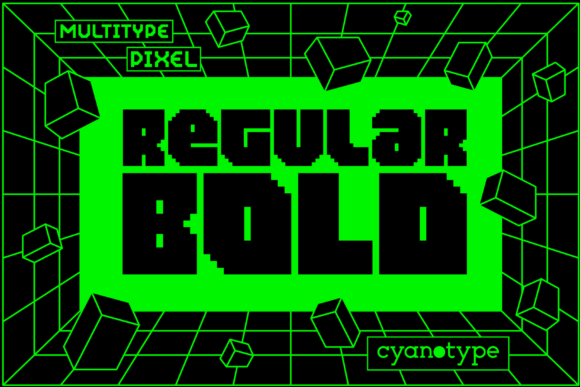 MultiType Pixel Bold: A Font with Digital Soul