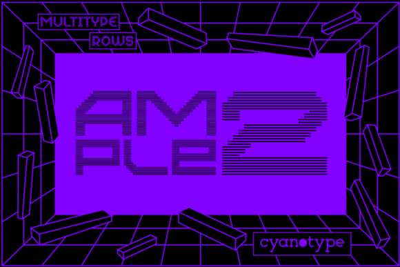 MultiType Rows Ample 2: A Pixelated Edge for Modern Design