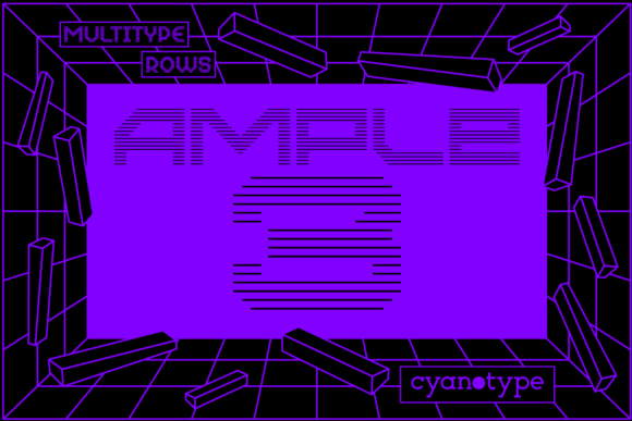 MultiType Rows Ample 3: Infusing Pixel Art into Modern Design