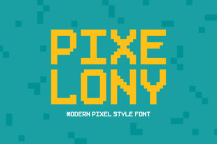 Pixelony: A Modern Pixel Font for Digital-First Design