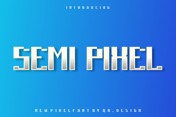 Semi Pixel: A Modern Font for Bold Branding