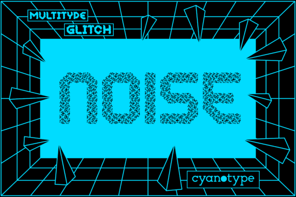 Unleash Digital Chaos: The MultiType Glitch Noise Font