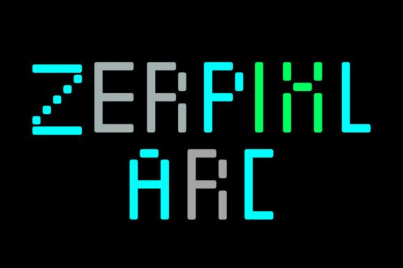 Zerpixl Arc: The Pixel Font with Modern Soul